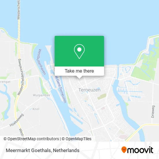 Meermarkt Goethals map