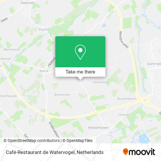 Café-Restaurant de Watervogel map
