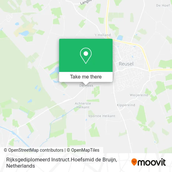 Rijksgediplomeerd Instruct.Hoefsmid de Bruijn map