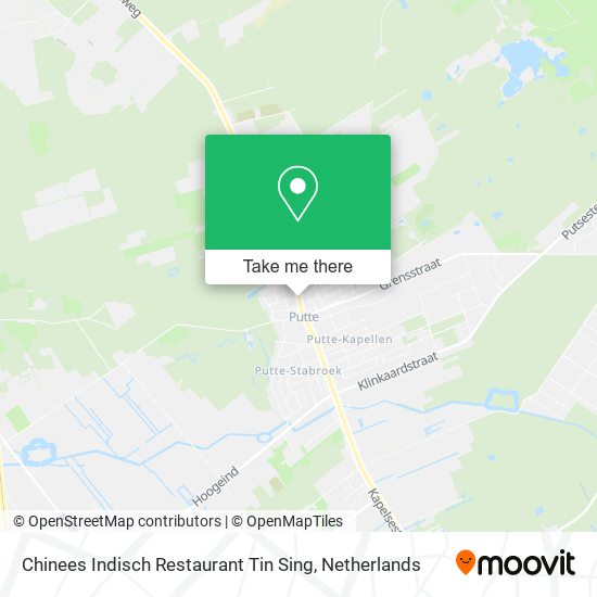 Chinees Indisch Restaurant Tin Sing map