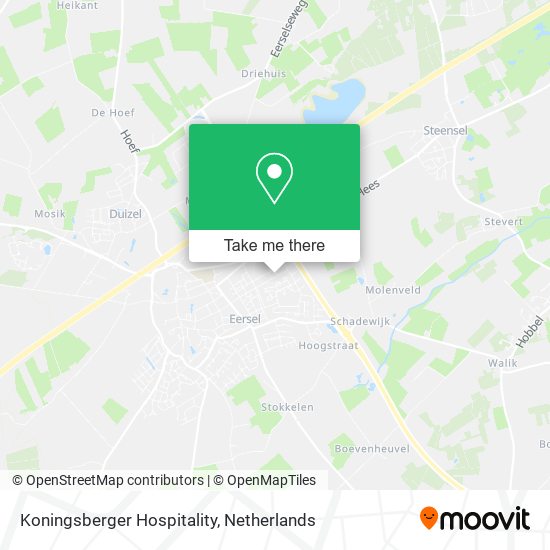 Koningsberger Hospitality map