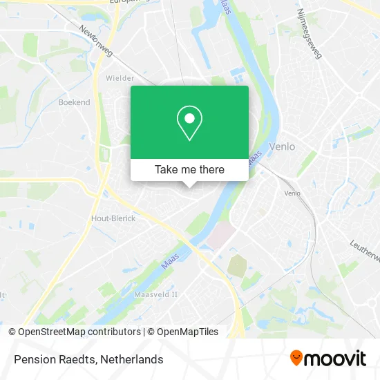 Pension Raedts map