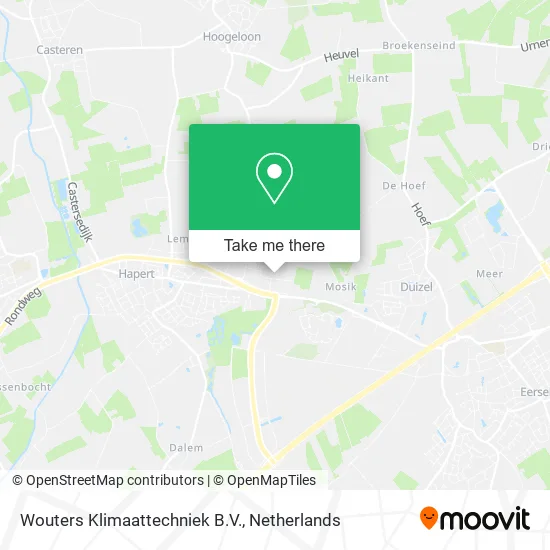 Wouters Klimaattechniek B.V. map