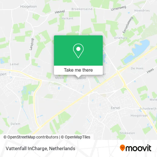 Vattenfall InCharge map