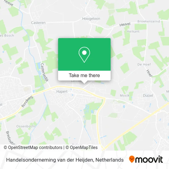 Handelsonderneming van der Heijden map