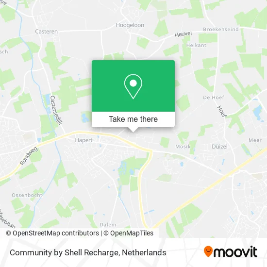 Community by Shell Recharge map