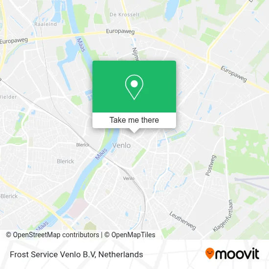 Frost Service Venlo B.V map