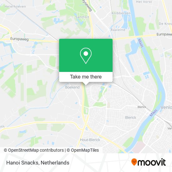 Hanoi Snacks map