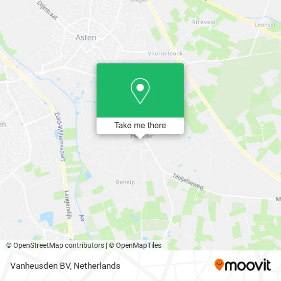 Vanheusden BV map