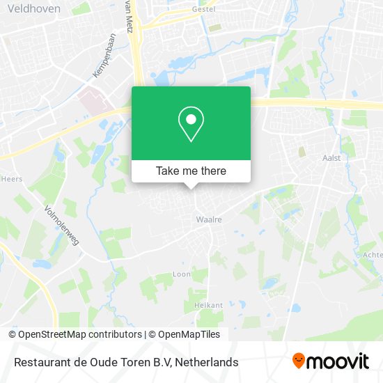 Restaurant de Oude Toren B.V map