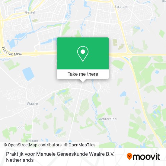 Praktijk voor Manuele Geneeskunde Waalre B.V. map