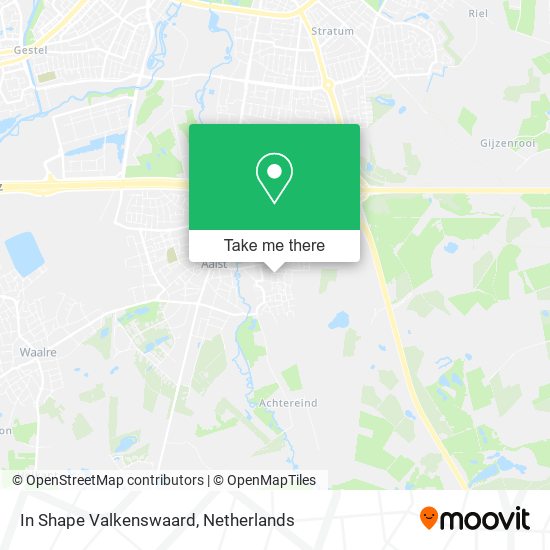 In Shape Valkenswaard map