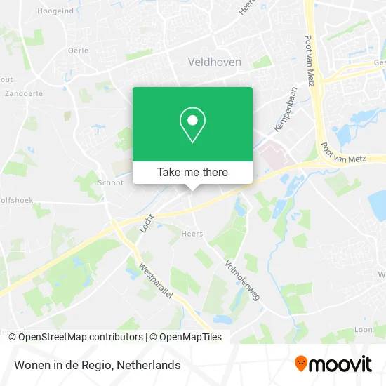 Wonen in de Regio map