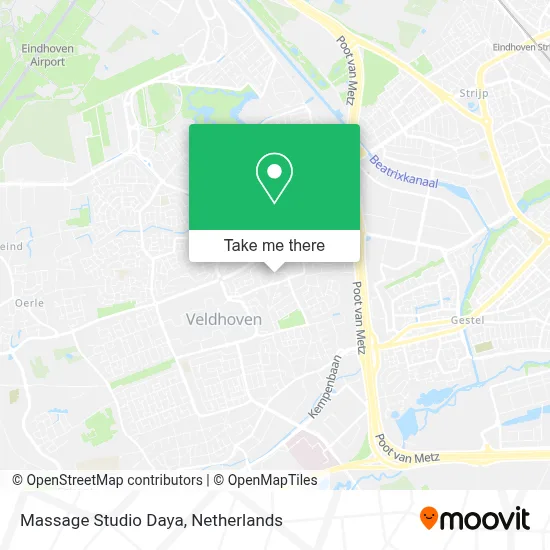 Massage Studio Daya map