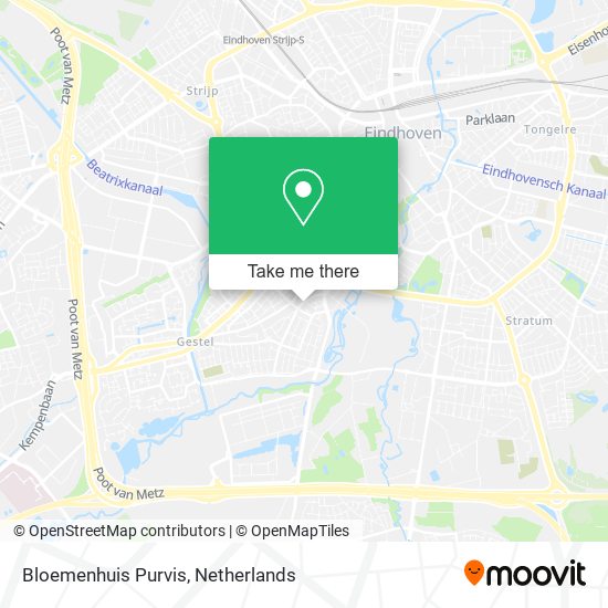 Bloemenhuis Purvis map