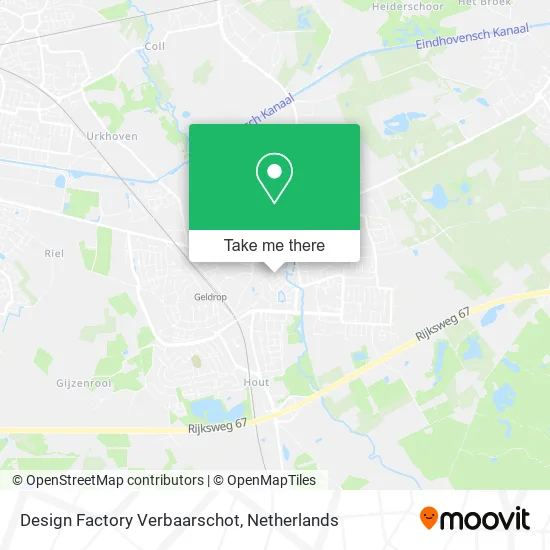 Design Factory Verbaarschot map