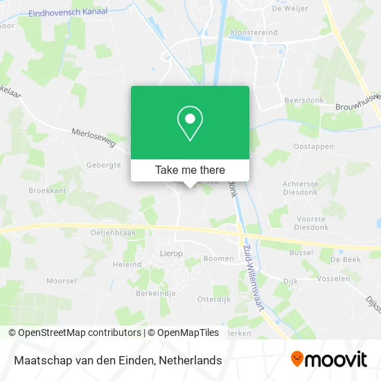 Maatschap van den Einden map