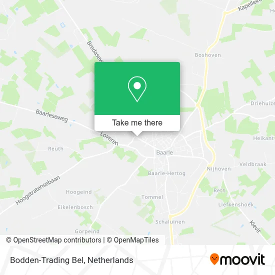 Bodden-Trading Bel map