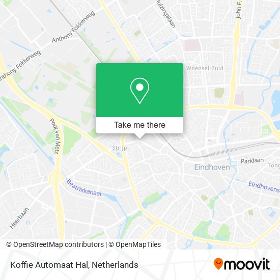 Koffie Automaat Hal map