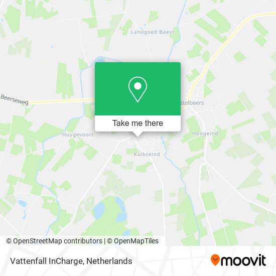 Vattenfall InCharge map