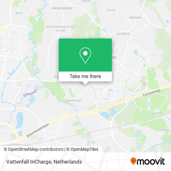 Vattenfall InCharge map