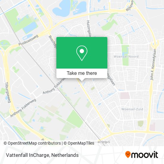 Vattenfall InCharge map