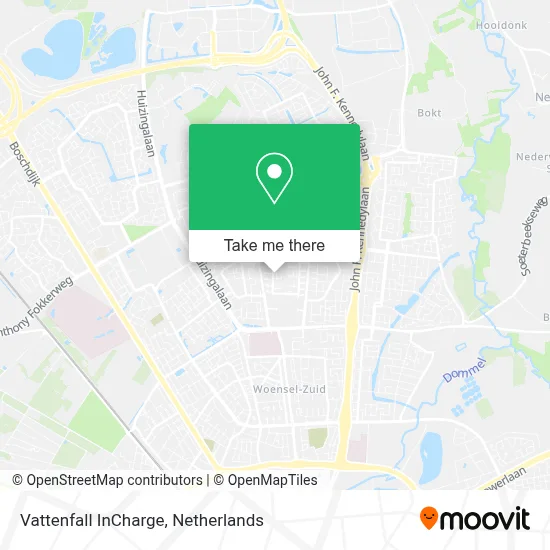 Vattenfall InCharge map