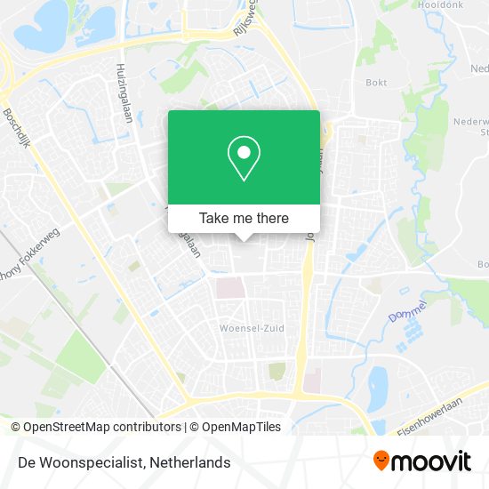 De Woonspecialist map