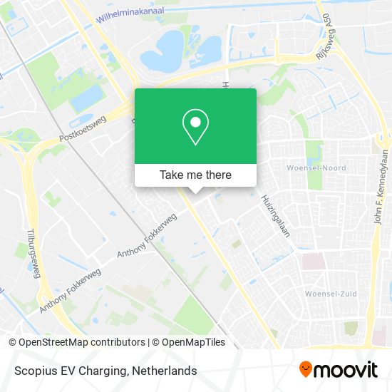 Scopius EV Charging map