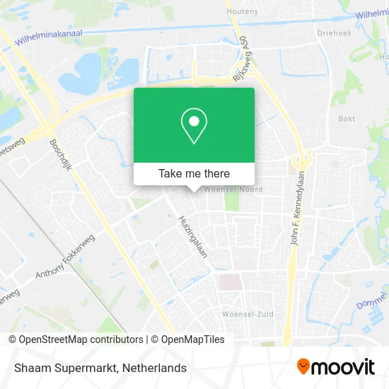 Shaam Supermarkt map