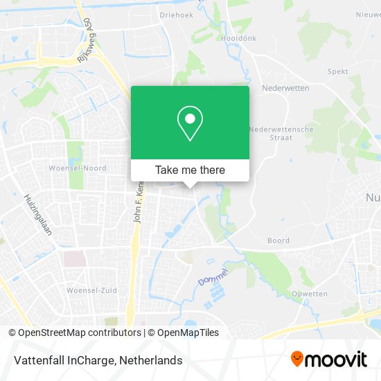 Vattenfall InCharge map