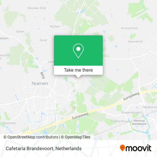 Cafetaria Brandevoort map