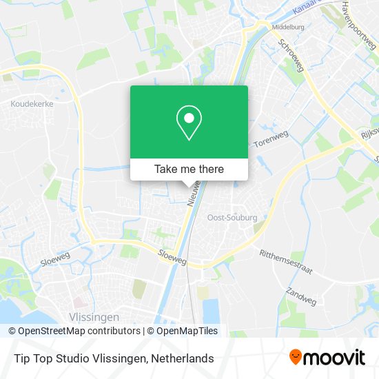 Tip Top Studio Vlissingen map