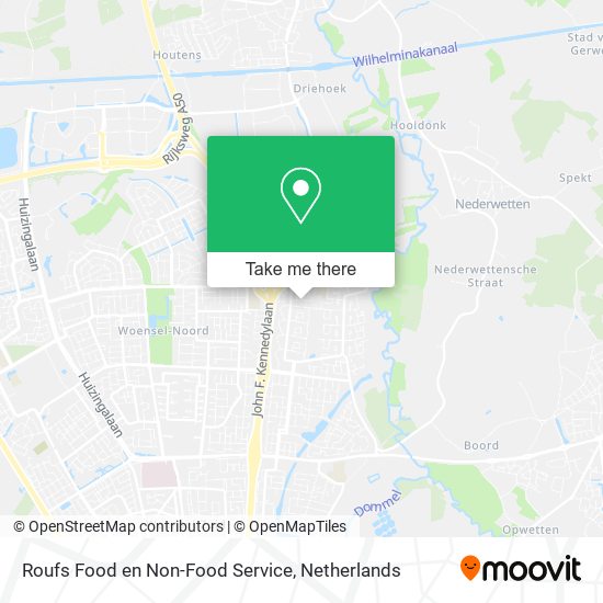 Roufs Food en Non-Food Service map