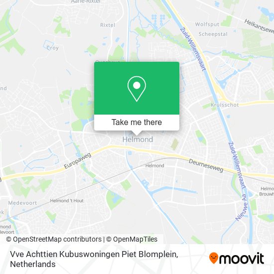 Vve Achttien Kubuswoningen Piet Blomplein map