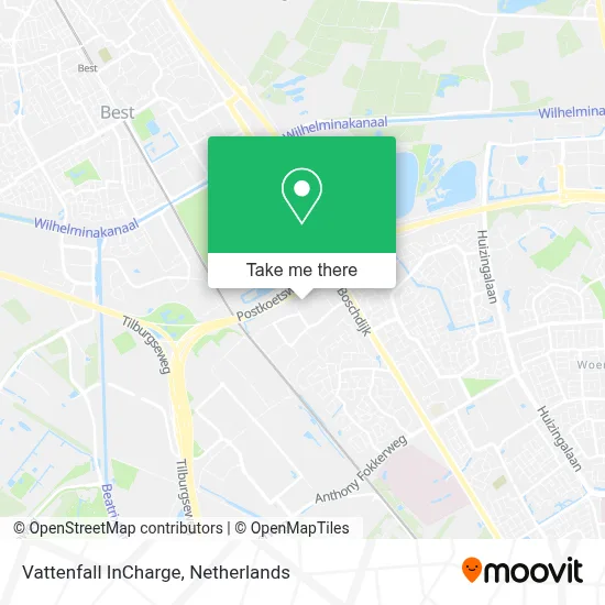Vattenfall InCharge map