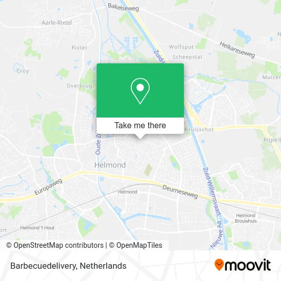 Barbecuedelivery map