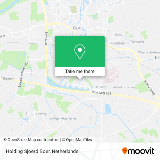 Holding Sjoerd Boer map