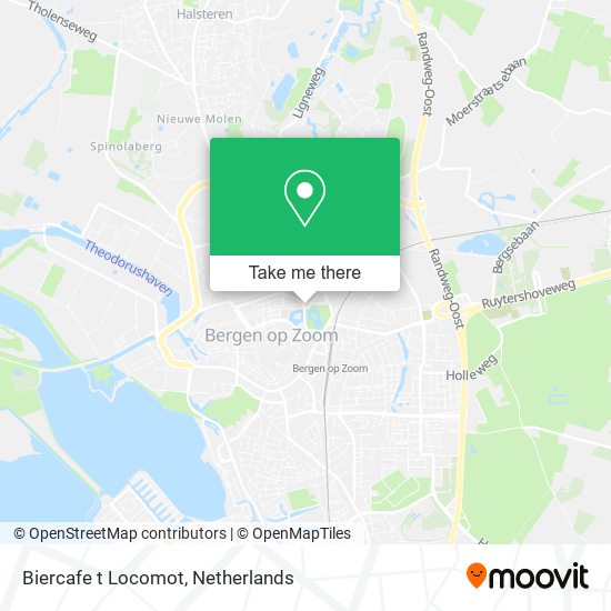 Biercafe t Locomot map