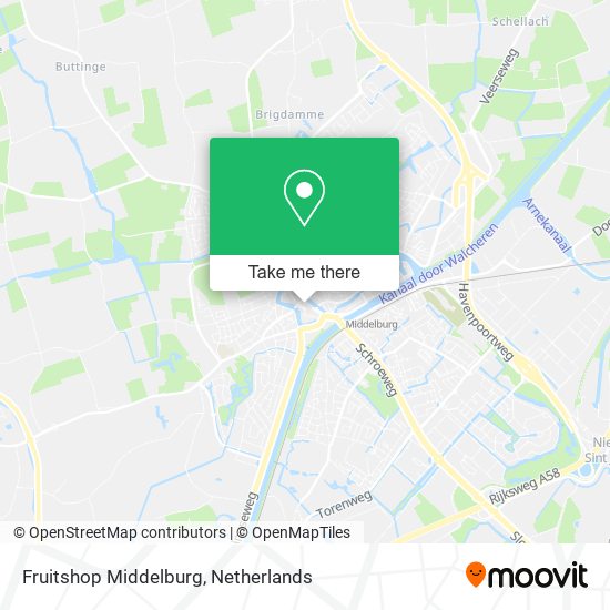 Fruitshop Middelburg map