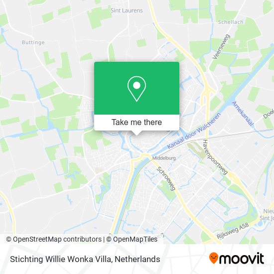 Stichting Willie Wonka Villa map