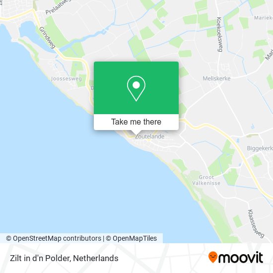 Zilt in d'n Polder map