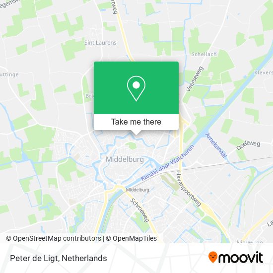 Peter de Ligt map