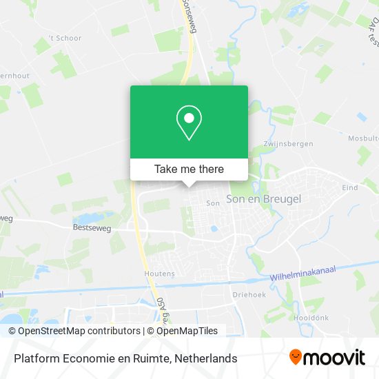 Platform Economie en Ruimte Karte