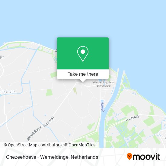 Chezeehoeve - Wemeldinge map