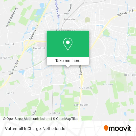 Vattenfall InCharge map