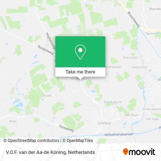 V.O.F. van der Aa-de Koning map
