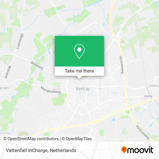 Vattenfall InCharge map