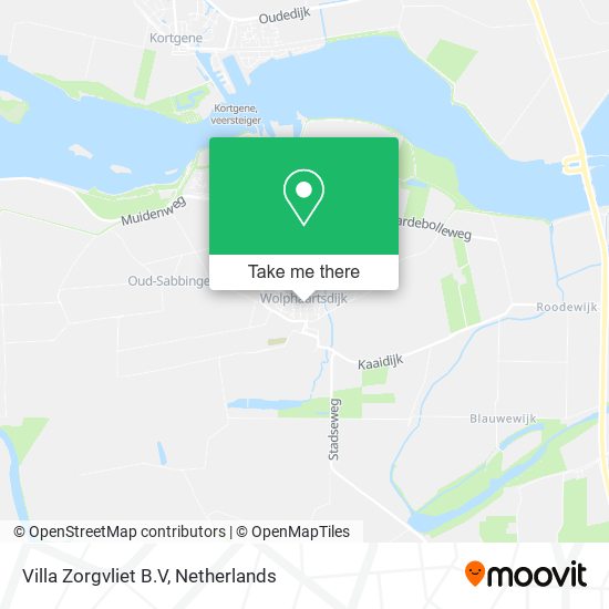 Villa Zorgvliet B.V map