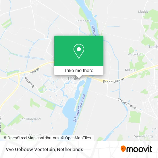 Vve Gebouw Vestetuin map